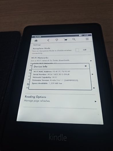 Kindle Paperwhite 5th Gen without Ads