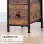 Bedside Table Set of 2 with Charging Station Image 2