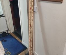 vintage measuring staff
