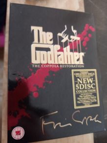 The Godfather Trilogy 1-3 Dvd Collection Boxset The Coppola Restoration Remastered Al Pacino Marlon Brando Mob Movies