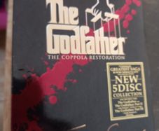 The Godfather Trilogy 1-3 Dvd Collection Boxset The Coppola Restoration Remastered Al Pacino Marlon Brando Mob Movies