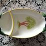Vintage Silea Fine Porcelain Olive Serving Dish Image 3