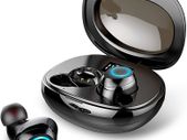 Wireless Headphones, Rinsmola Wireless Earbuds with Mic Bluetooth 5.1 Headphones with USB-C Charging Case, IP7 Waterproof Wireless Earphones, HiFi Stereo Deep Bass, 30H Playtime Headset for Sport