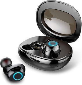 Wireless Headphones, Rinsmola Wireless Earbuds with Mic Bluetooth 5.1 Headphones with USB-C Charging Case, IP7 Waterproof Wireless Earphones, HiFi Stereo Deep Bass, 30H Playtime Headset for Sport
