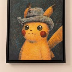 Pokemon Canvas Pikichu numbered and coa