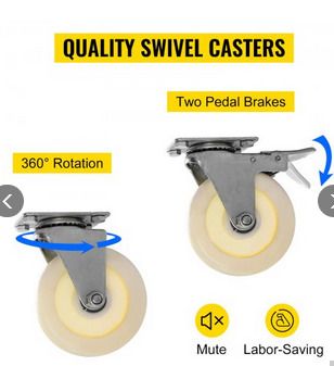 Drywall Cart Plaster Board Wheeled Trolley 1360kg Durable Panel Casters