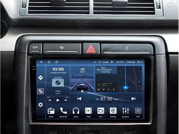 Car Radio for Audi A4 B6 B7 S4 RS4 2000-2009 Multimedia Player Auto Radio Stereo RDS