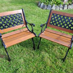 Cast iron Garden chairs