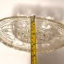 Cut Glass Crystal Bowl Boat Shape Image 3