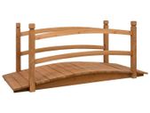 Garden Bridge 140x60x60 cm Solid Firwood