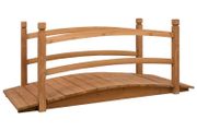 Garden Bridge 140x60x60 cm Solid Firwood