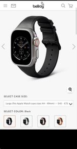 apple watch leather strap - bellroy