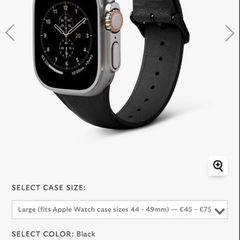 apple watch leather strap - bellroy