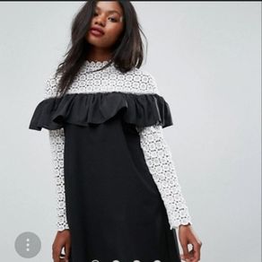 Long sleeve Black Dress