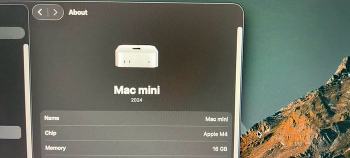 Mac Mini M4 16GB Unified RAM, 256GB Storage