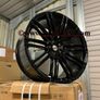 21" Inch Porsche Macan Turbo Style Alloy Wheels Gloss black 5x112 66.6 Image 10