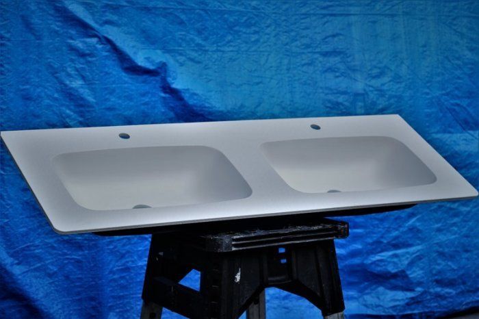 Luxury Unique Mastella design double wash basin.