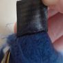 Shawl, broad & fluffy, in blue, never used Image 2