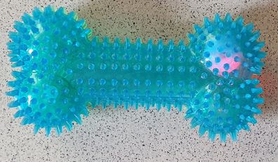 New - A Cute Dog Toy - Squeeks and Flashes - #