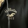 hoodie navy Hollister hoodie size medium sleeve logo Image 8