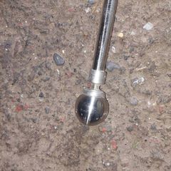 curtain poles x 2, plus holders plus rings
