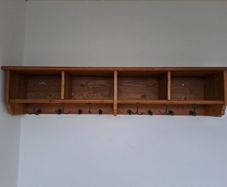 Solid Pine IKEA Leksvik Hallway Set for Upcycling