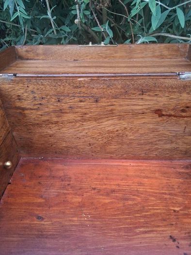 Sheraton Revival Large Mahogany Tea Caddy(Circa 1850)