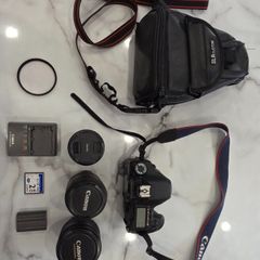 Cannon camera with 3 lenses (excellent)