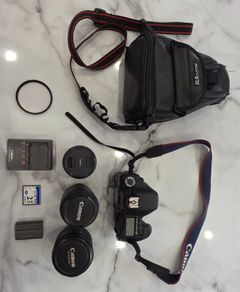 Cannon camera with 3 lenses (excellent)