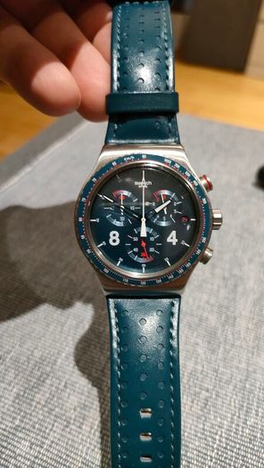 Swatch Irony Chrono Blue - used, very good condition.