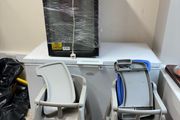 Freezer and Fridge,catering high chairs