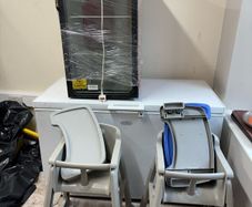 Freezer and Fridge,catering high chairs
