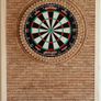 Hand-Made Cork Dartboard Wall Protector Image 3