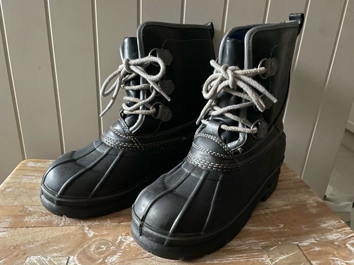 Snow winter waterproof boots GAP black size UK 3
