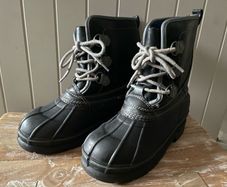 Snow winter waterproof boots GAP black size UK 3