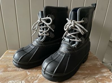 Snow winter waterproof boots GAP black size UK 3