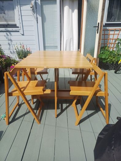 Dining table with chairs