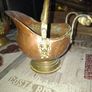 Antique Small Copper and Brass Cauldron on a Pedestal, Price is for 1 Postage Available Image 7