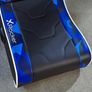 Floor Rocker Gaming Chair for Kids and Juniors, Low Folding Rocking Seat with Stereo Speakers, Faux Leather AVAILABLE IN RED/BLUE (FREE POSTAGE) Image 4
