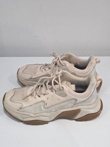 Mark Nason Los Angeles Beige Chunky Dad Sneakers / Trainers - Size UK 7 / EU 40