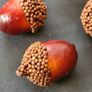 Set - 10 pieces Craft Acorns Artificial Acorn Decor Fake Fruit Props Acorns Decoration Image 2