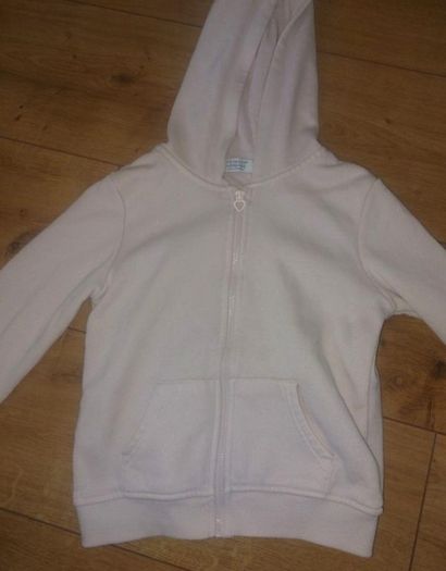 x2 Bundle - Disney Angel Hoodie Jumper + Primark Hoodie Zipped Jacket - Size - 4-5 Years