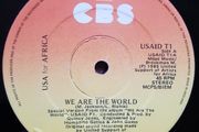 USA For Africa We Are The World 1985 Vinyl 12 Inch Irish Pressing