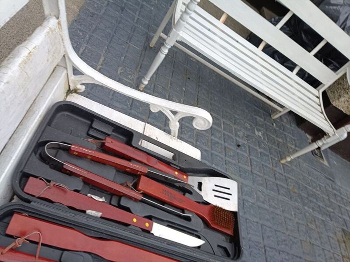 BBQ cooking set.