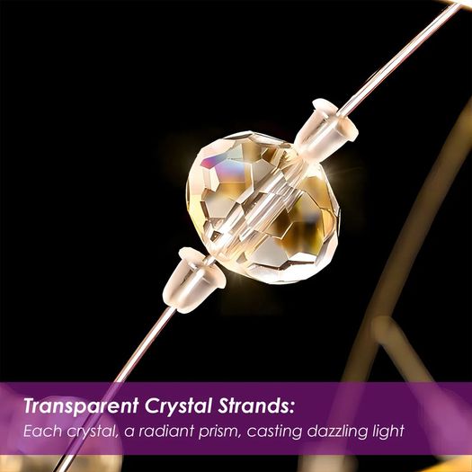 Dandelion 16-Light Sputnik Crystal Chandelier Starburst Sunburst Ceiling Lighting