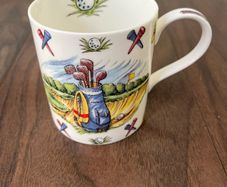 Golf Bone China Mug