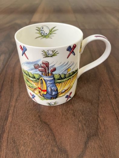 Golf Bone China Mug