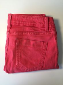 Topshop Red Jeans