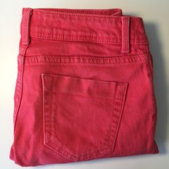 Topshop Red Jeans