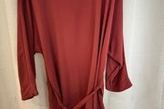 New Long Line Tunic With Tie Belt